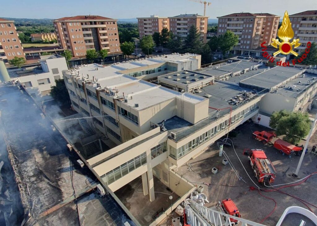 incendio viterbo