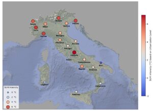 isola di calore capoluoghi italia cnr ispra
