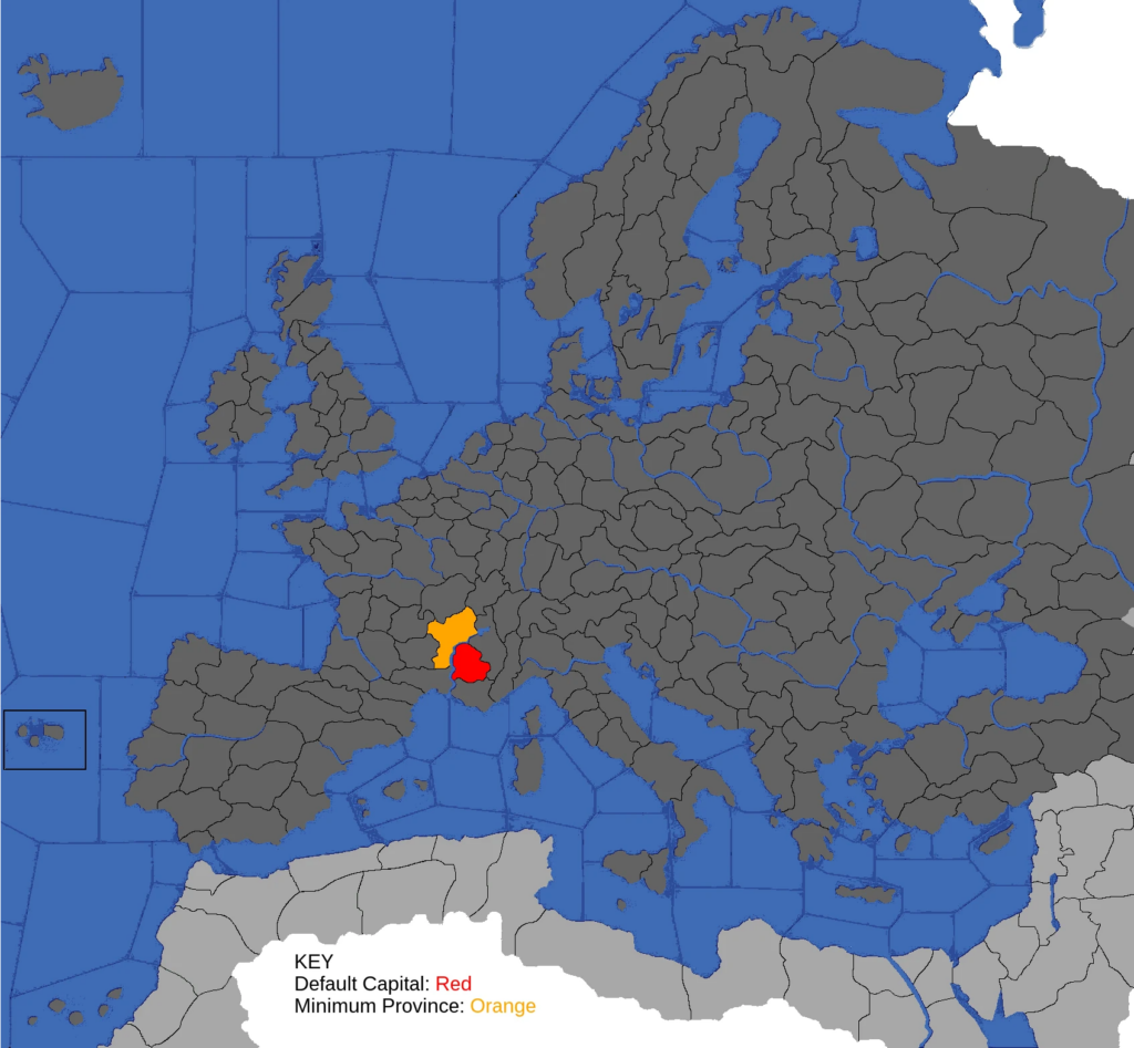 mappa delfinato