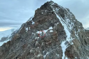 parapendio recupero Monte Bianco