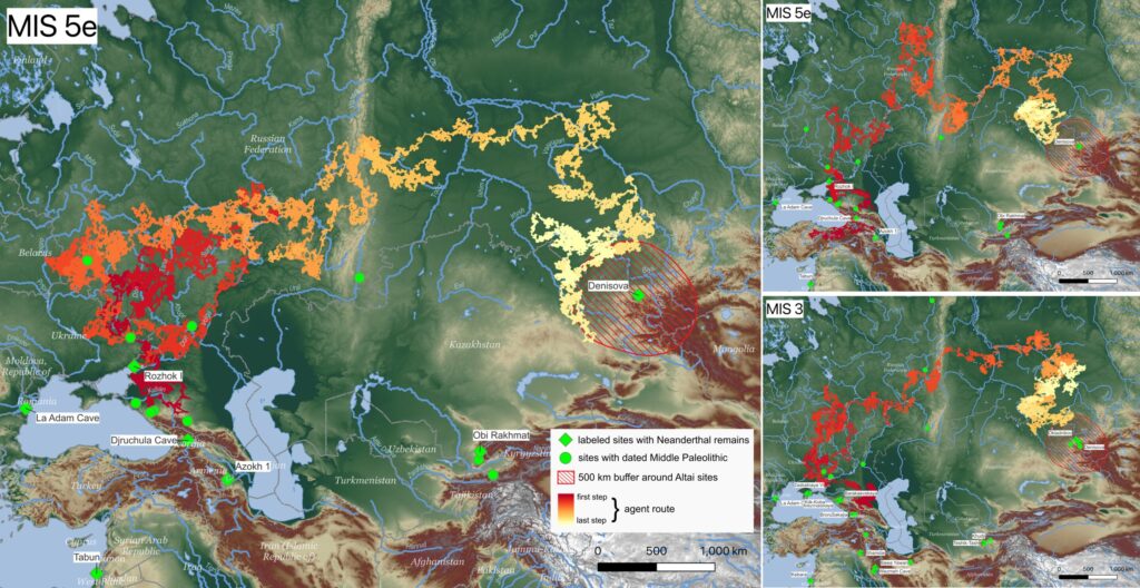 rotte Neanderthal europa Eurasia