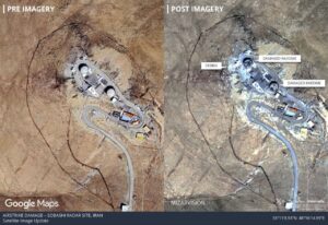 satelliti radar iran distrutti