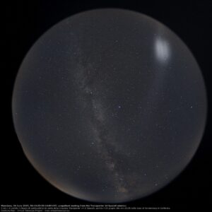 spirale spacex transporter-14 nube luminosa