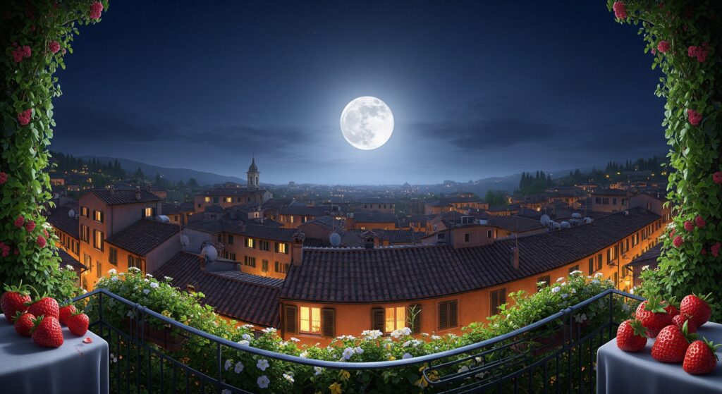 stasera luna fragole lunistizio maggiore
