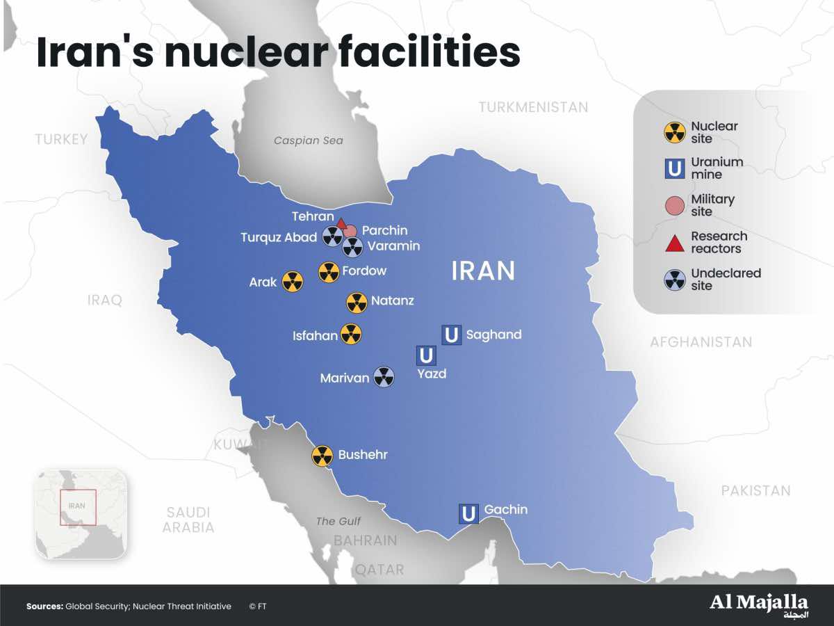 strutture nucleari iran