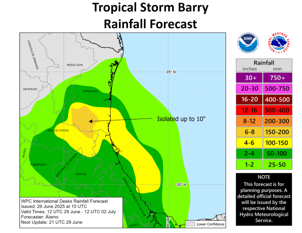 tempesta tropicale barry