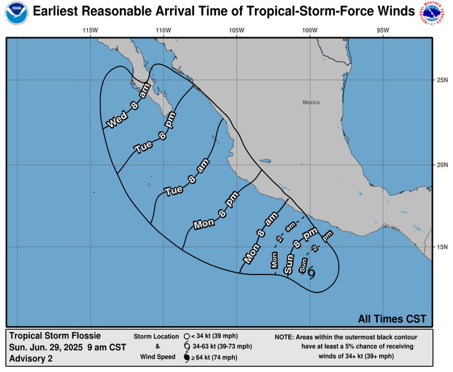 tempesta tropicale flossie