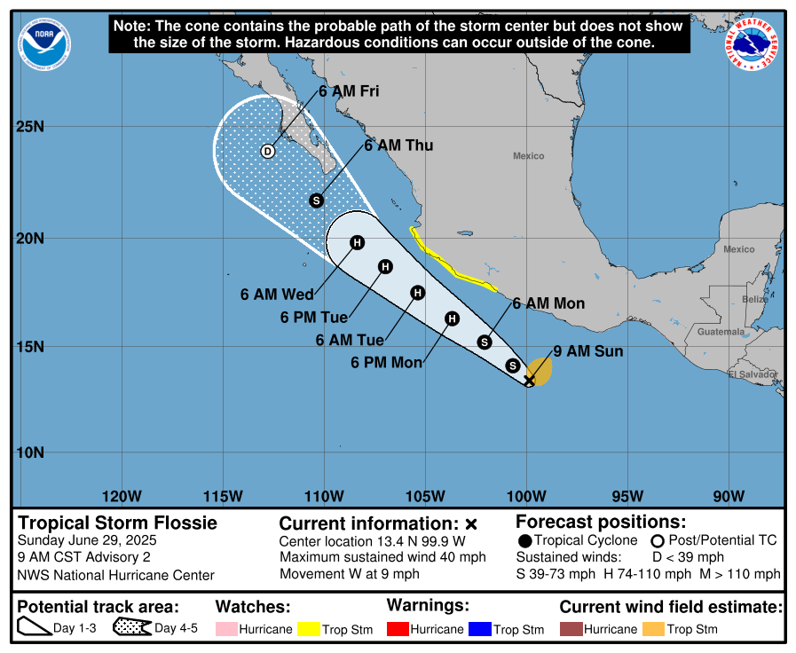 tempesta tropicale flossie