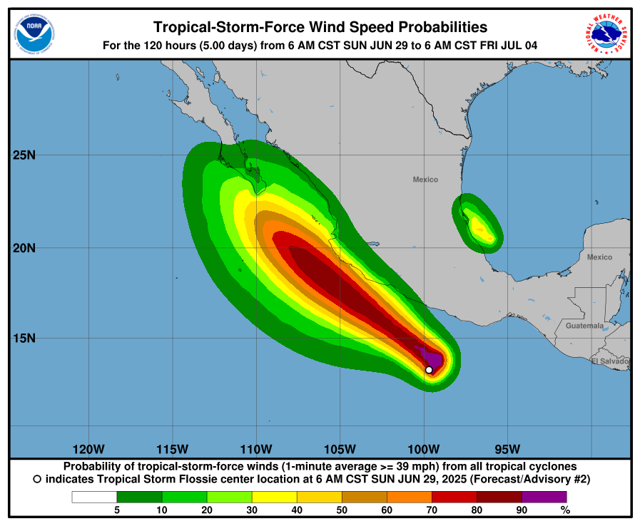 tempesta tropicale flossie