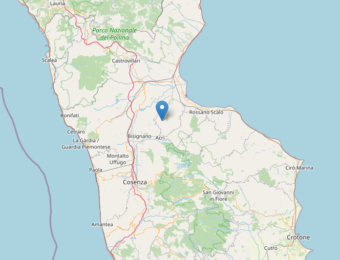 terremoto calabria cosentino san demetrio corone