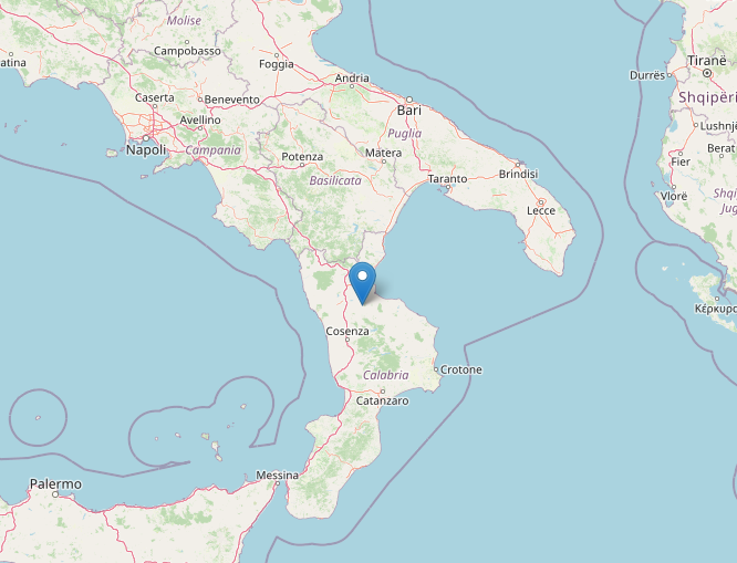 terremoto calabria cosentino san demetrio corone