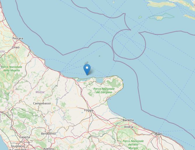 terremoto costa garganica