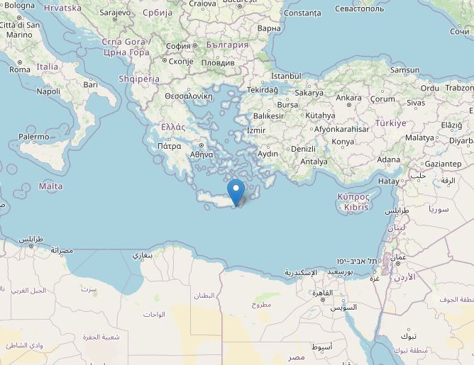 terremoto creta oggi