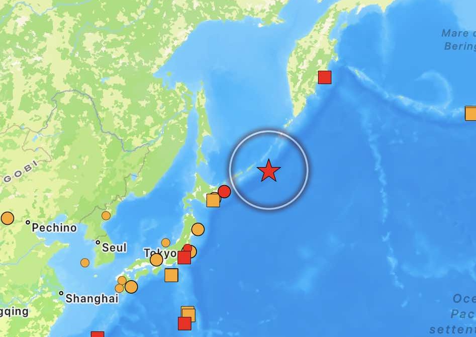 terremoto isole curili russia