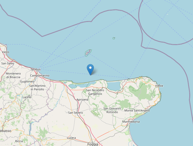 terremoto puglia costa garganica