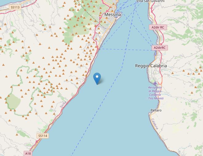 terremoto stretto di messina