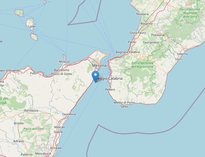 terremoto stretto di messina