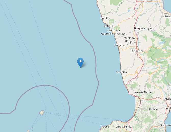 terremoto tirreno calabria
