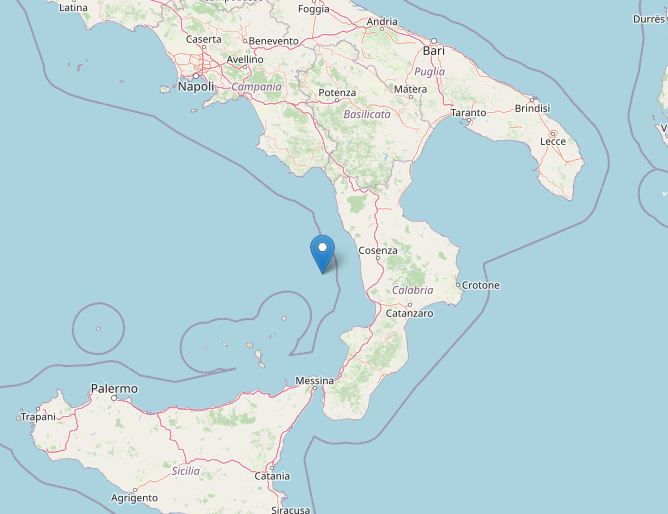 terremoto tirreno calabria