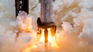 test fuoco statico spacex super heavy starship