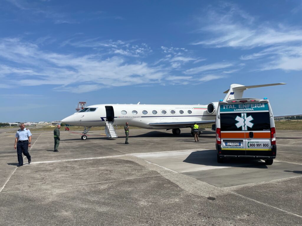 trasporto sanitario aeronautica militare 2