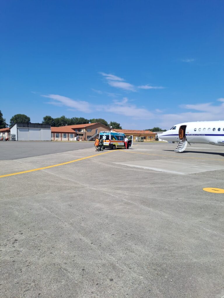 trasporto sanitario aeronautica militare