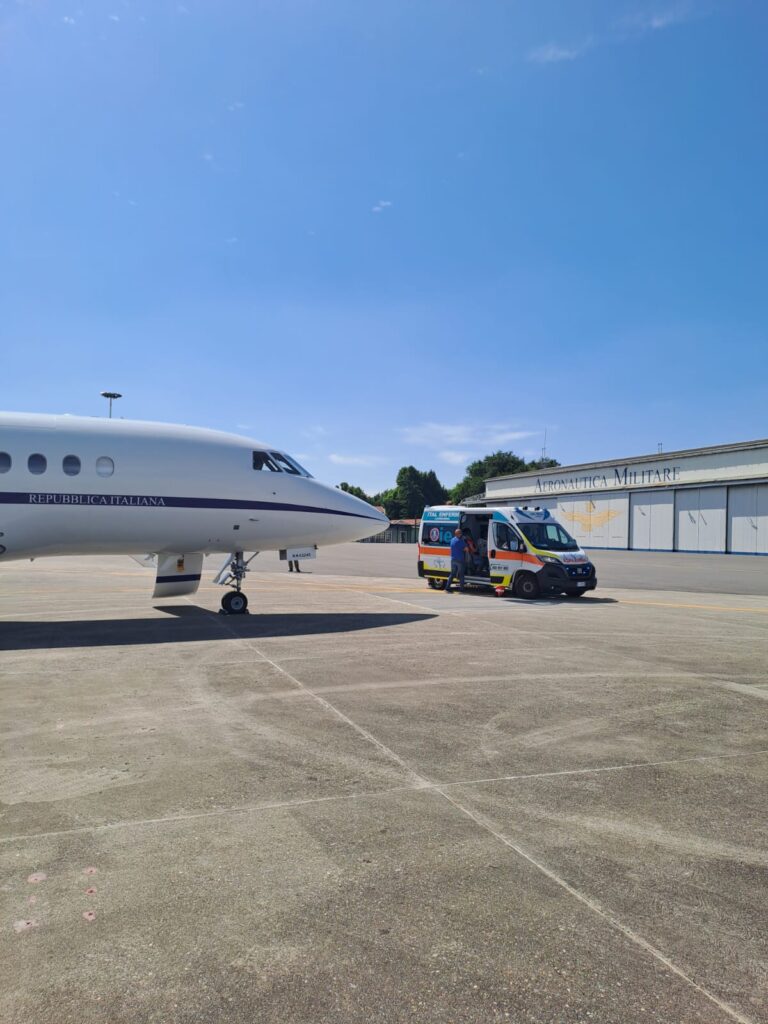 trasporto sanitario aeronautica militare