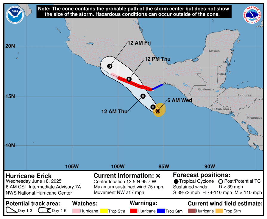 uragano erick