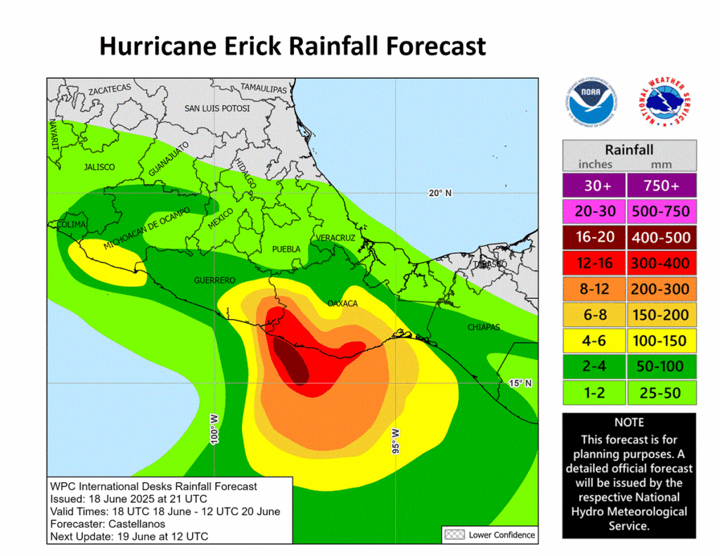 uragano erick
