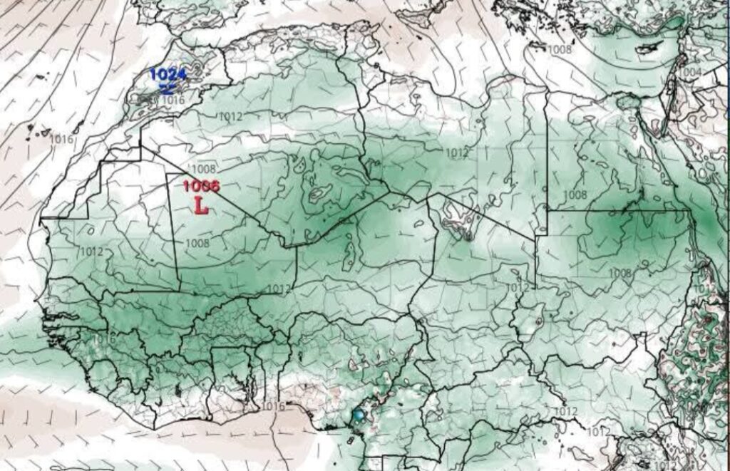 Acqua precipitabile Africa