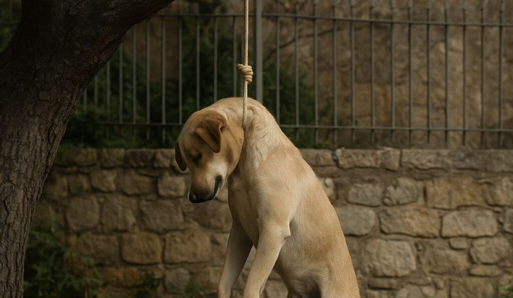 Cane impiccato