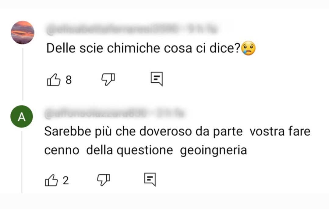 Commenti lettori