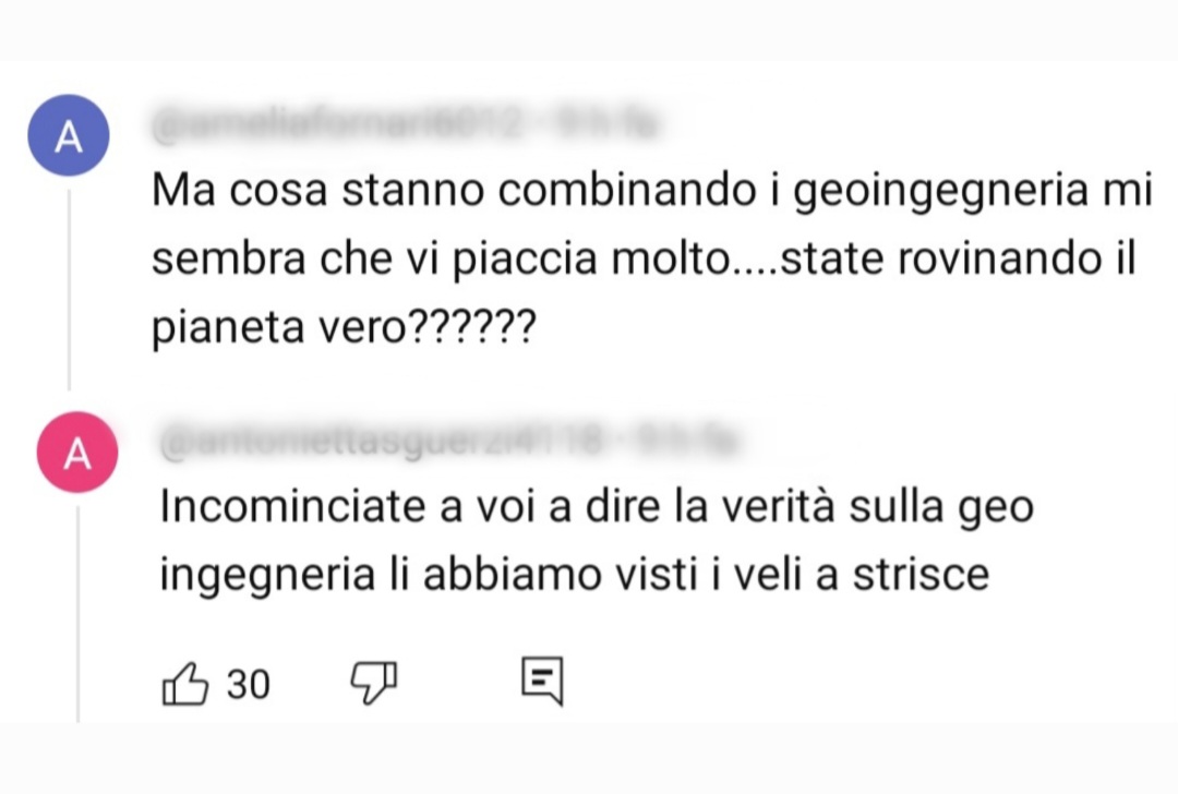 Commenti lettori