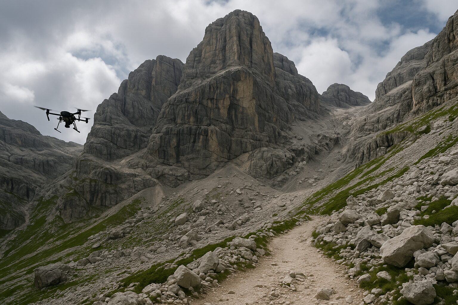 Dolomiti sotto gli ‘scanner’ della Protezione Civile dopo crolli