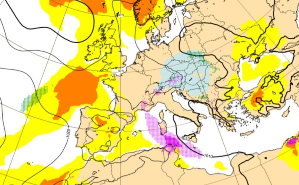 Efi ECMWF 18 luglio