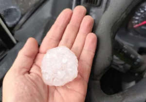 Grandine grossa Lazio 7 luglio