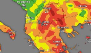 Incendi boschivi Albania