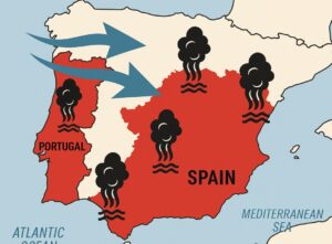 Incendi Portogallo e Spagna
