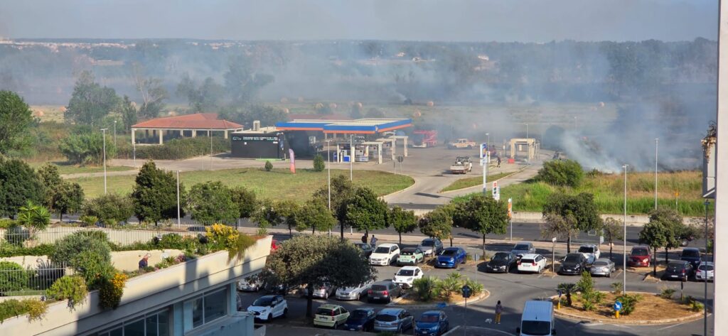 Incendio Fiumicino
