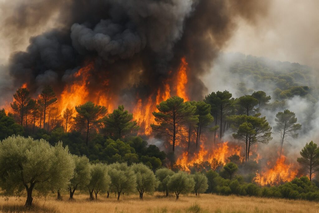 Incendio Grosseto