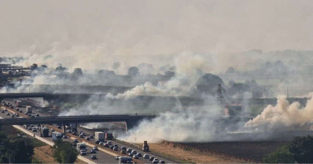 Incendio Imola