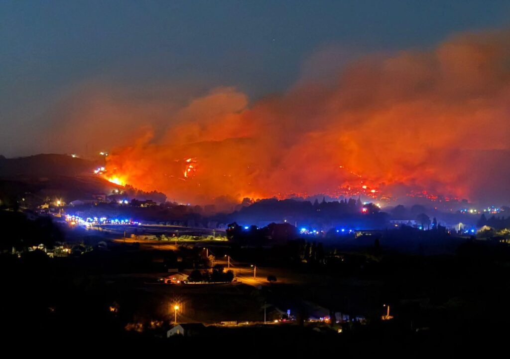 Incendio Martigues