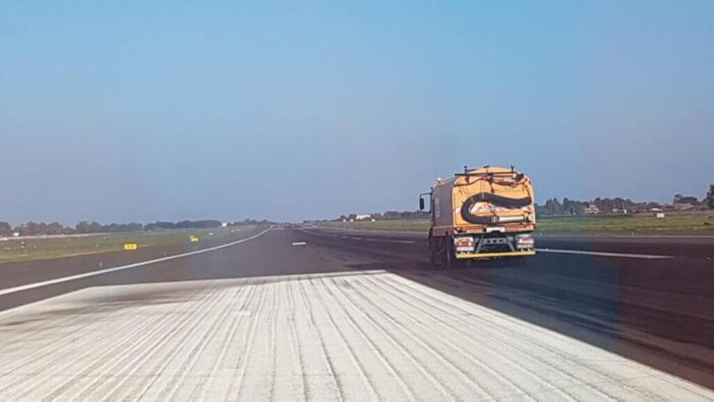 Incendio aeroporto Catania