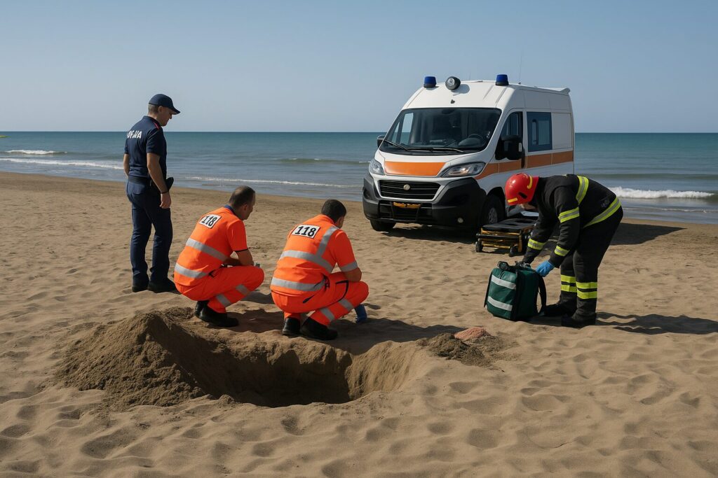 Incidente spiaggia