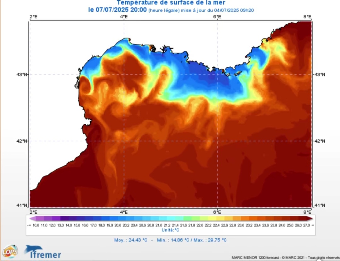 Maestrale e upwelling 