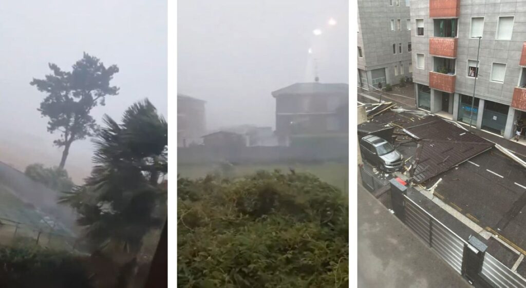 Maltempo Novara Milano