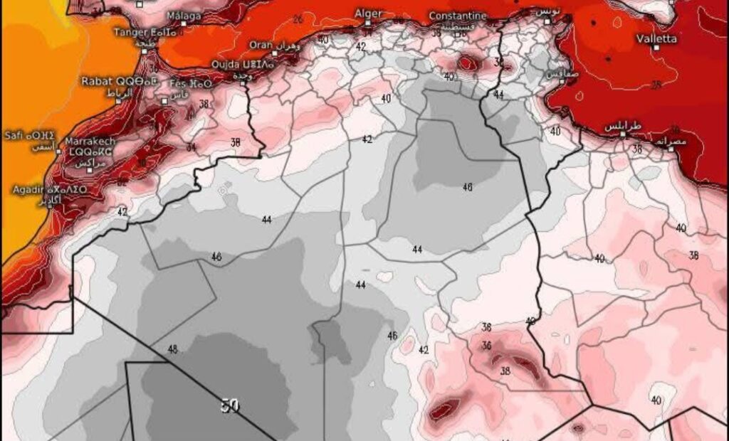 Ondata Caldo estremo Algeria