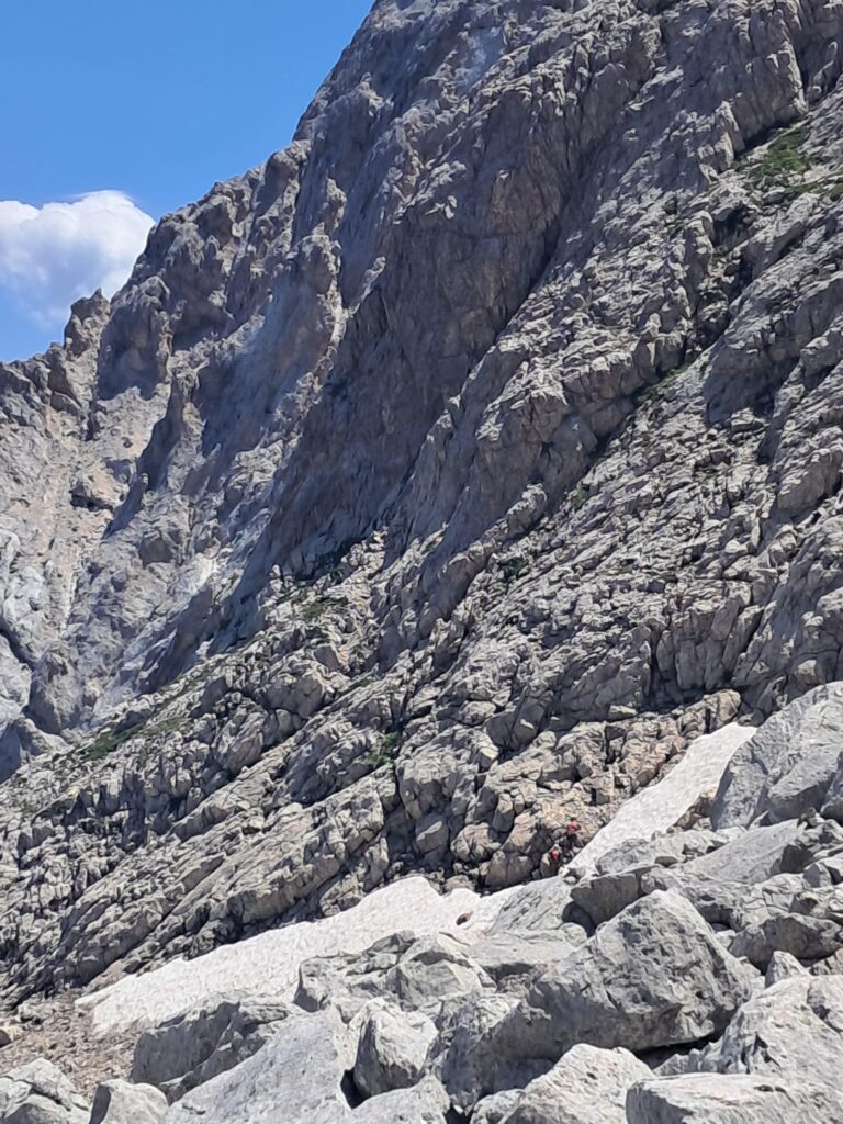 Rock Glacier del Vallone delle Cornacchie Gran Sasso 20 luglio 2025
