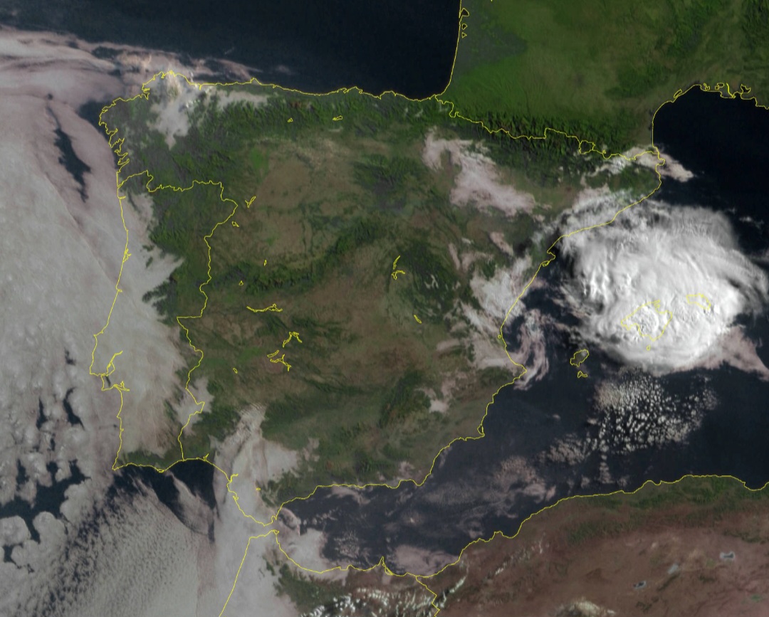 Satellite Baleari 10 luglio