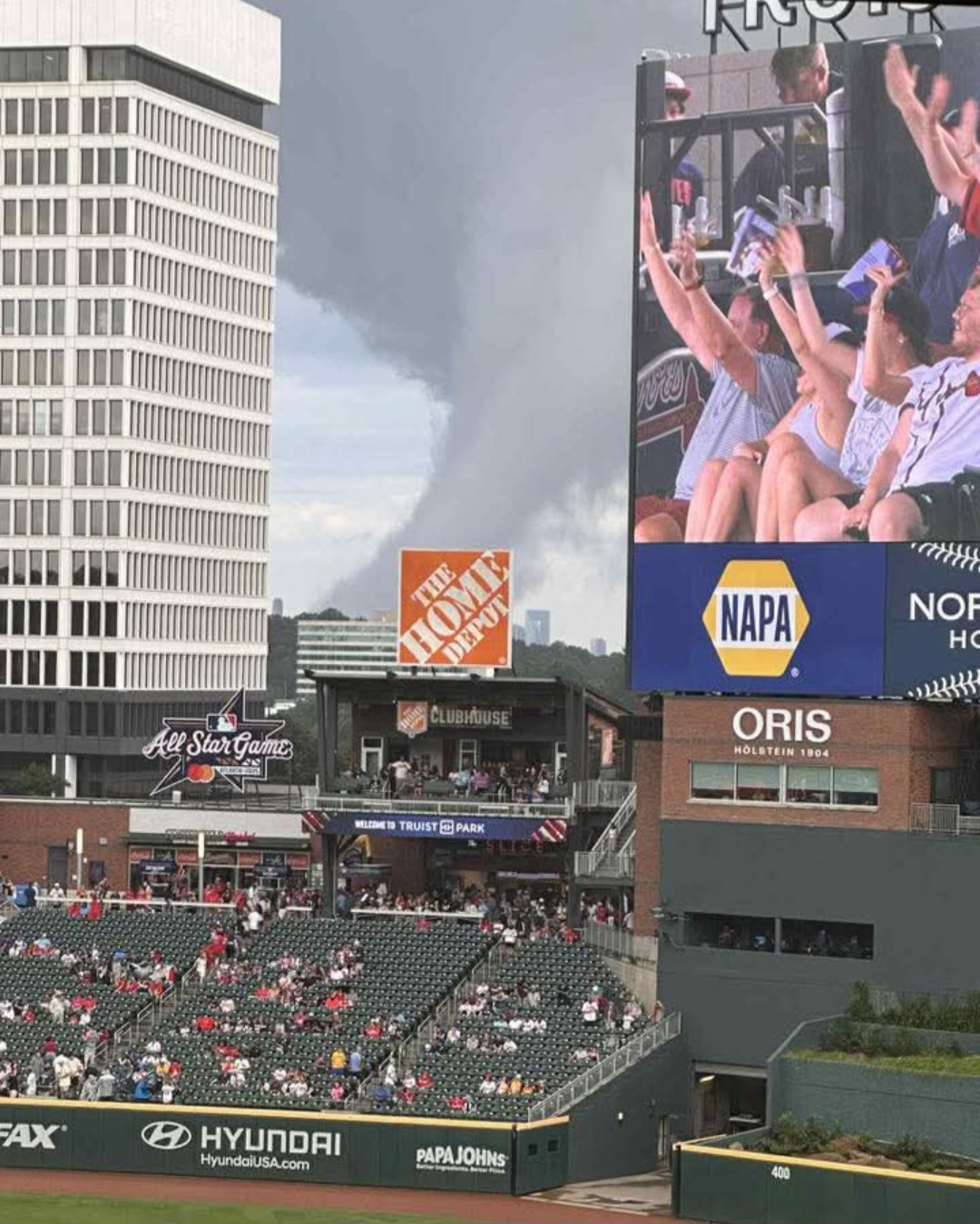 Scud cloud Atlanta